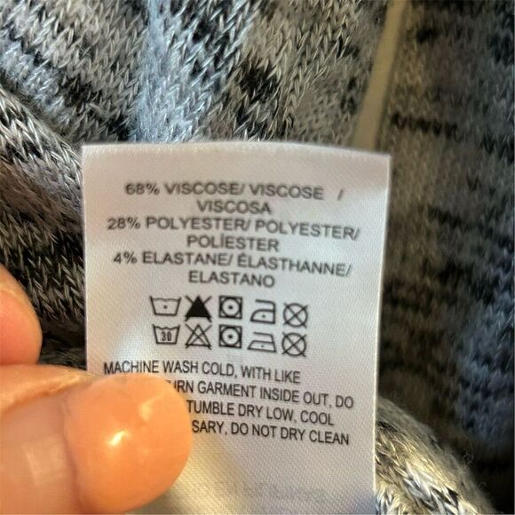 Lucky Brand Women's M Gray Long Sleeve Scoop Neck T-Shirt Casual - Picture 5 of 11